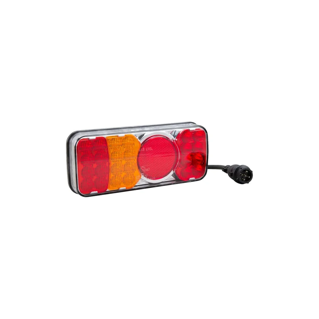 Lampă multifuncțională spate dreptunghiulară 5 pini stânga LED 12-24V Kramp LA40034