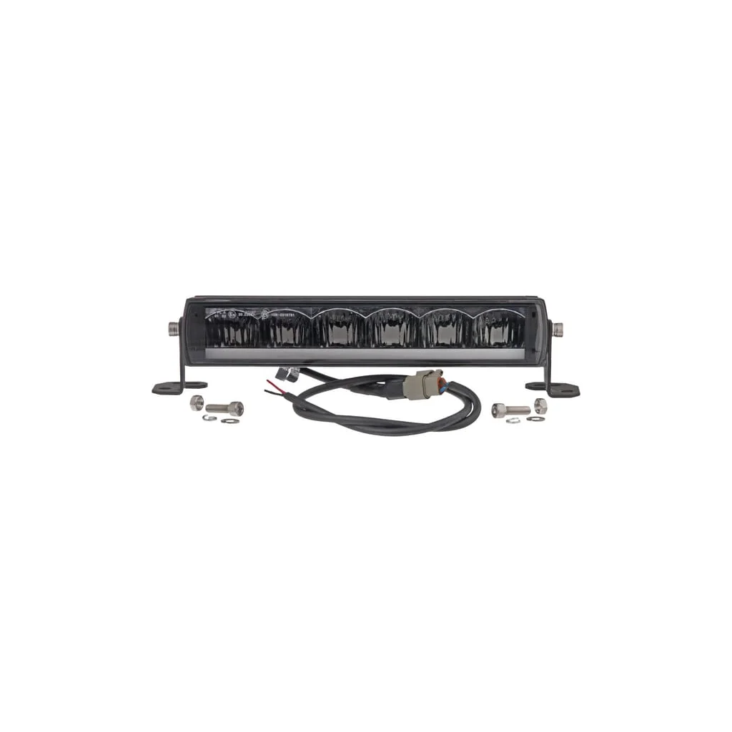 Bară lumini cu LED-uri, 72W, 3900lm, dreptunghiulară, 12/48V, albă, 306x90x57mm, Deutsch 3-pin, Lumina de zi/faruri de drum lung, Kramp LA10320