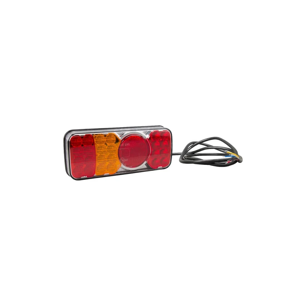 Lampă spate multifuncțională LED stânga dreptunghiulară 12-24V 200,5x85x40mm Kramp LA40035