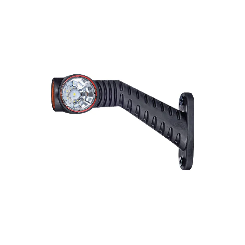 Lumină poziție LED, dreapta, 0,7/1,4W, 12-24V, alb/portocaliu/roșu, 125x55x175mm, 3 LED-uri, Kramp LA30019