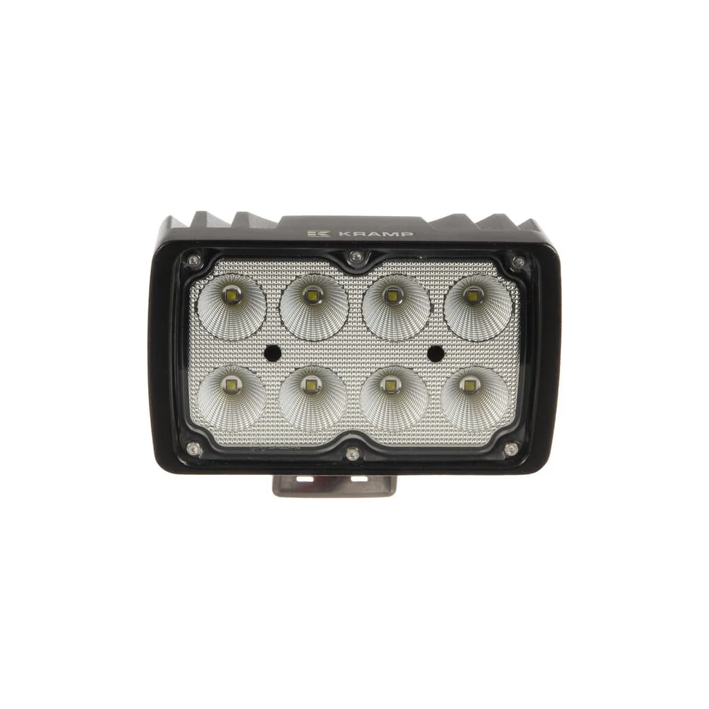 Lampă de lucru LED 40W 4000lm dreptunghiulară albă 152x75x108mm mufă Deutsch Wide flood, 8 LED's, Kramp LA10414