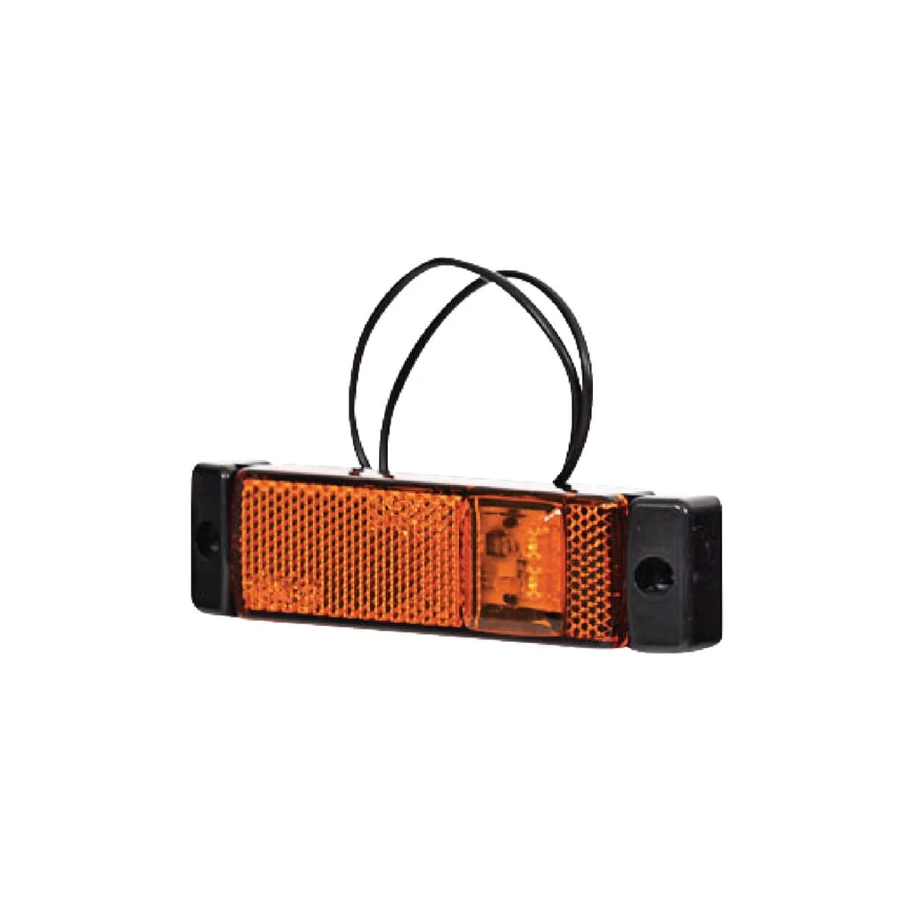 Lampă gabarit LED dreptunghiulară 12/24V 130x32x20,5mm Kramp LA30130