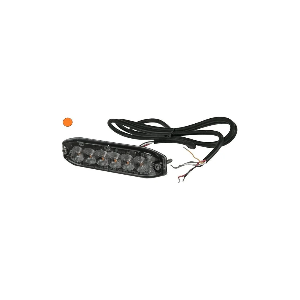 Lamp? de avertizare intermitent? galben? 6 LED-uri LA20076