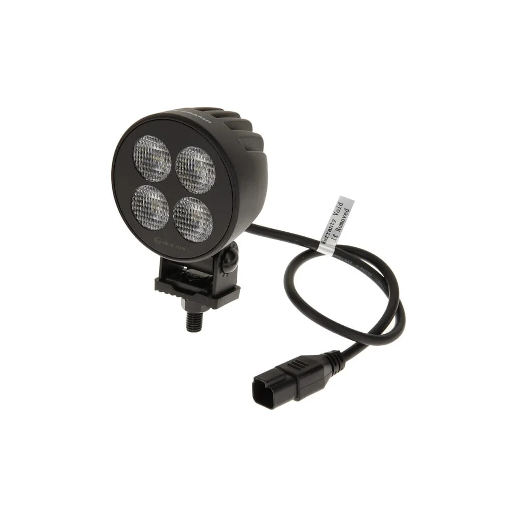 Lampă de lucru LED, 24W, 2556lm, rotund, 12/24V, alb, 83.9x99.5x59mm mufă Deutsch, flux, 4 LED-uri LA10831