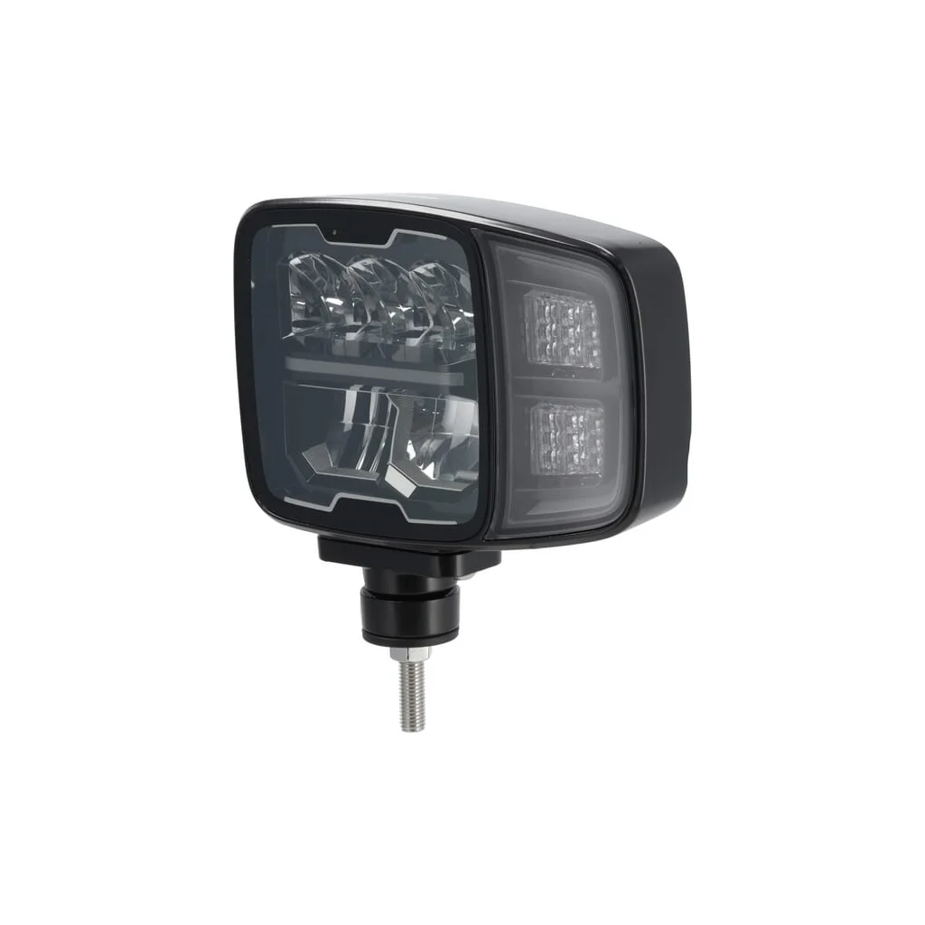 Far LED, dreptunghiular, 12/24V, 220x197.2x80.5mm, încălzit, fază lungă/fază scurtă, anti-zăpadă, stânga LA10215HEAT