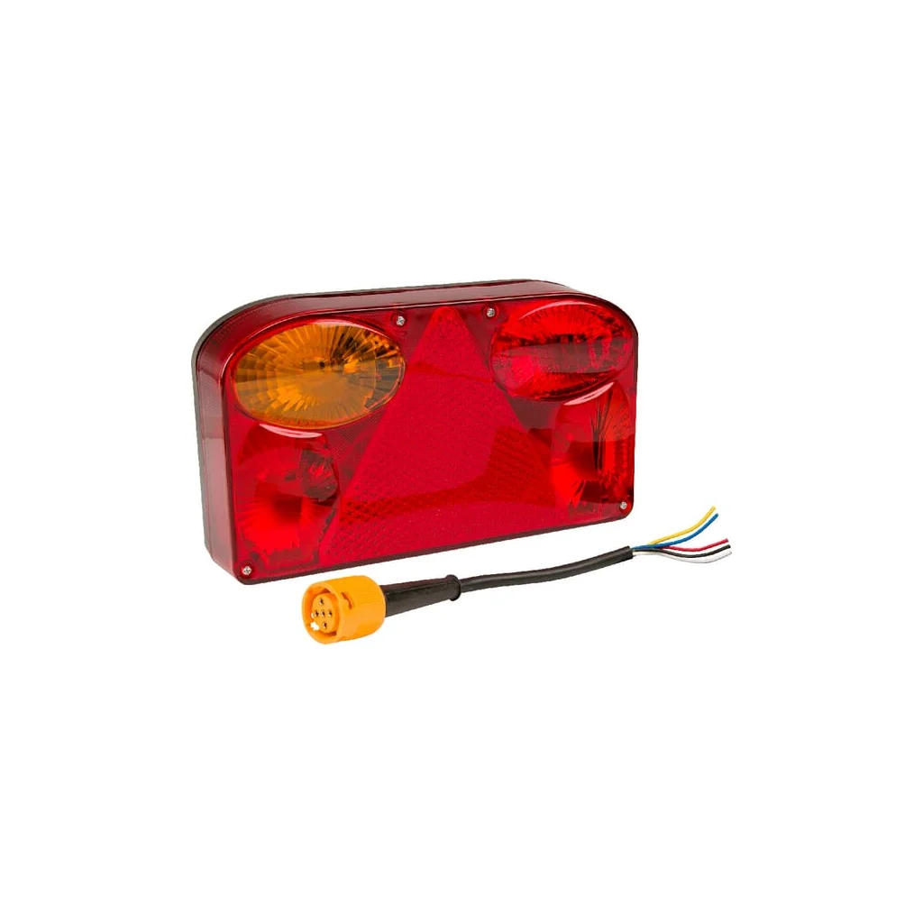 Stop spate LH rectangular, 12/24V, 235x135x52mm, Baionetă 5 pini LA45029LKR