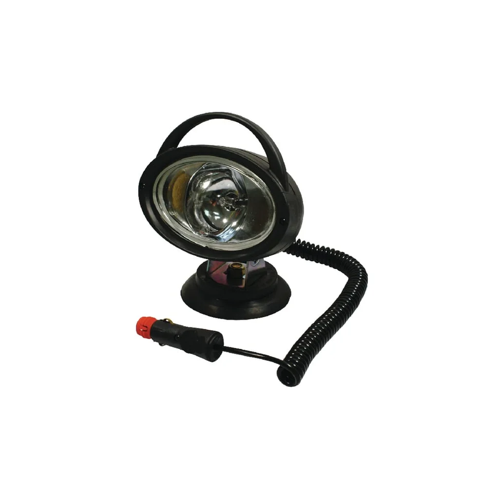 Lampă de lucru halogen ovală 12V transparentă magnetică Ajba LA28011