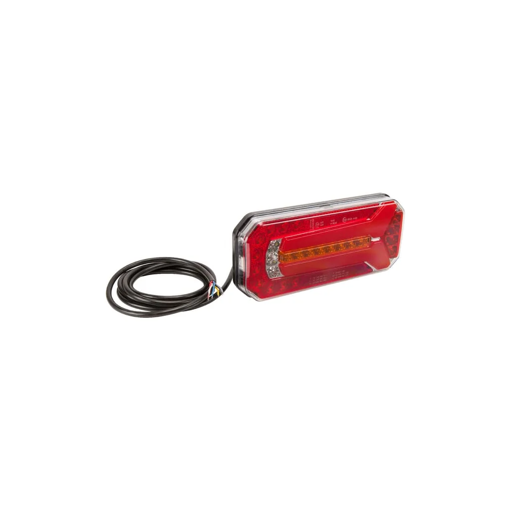 Lampă spate multifuncțională LED dreptunghiulară 12-24V 236x104x61,5mm Kramp LA40051