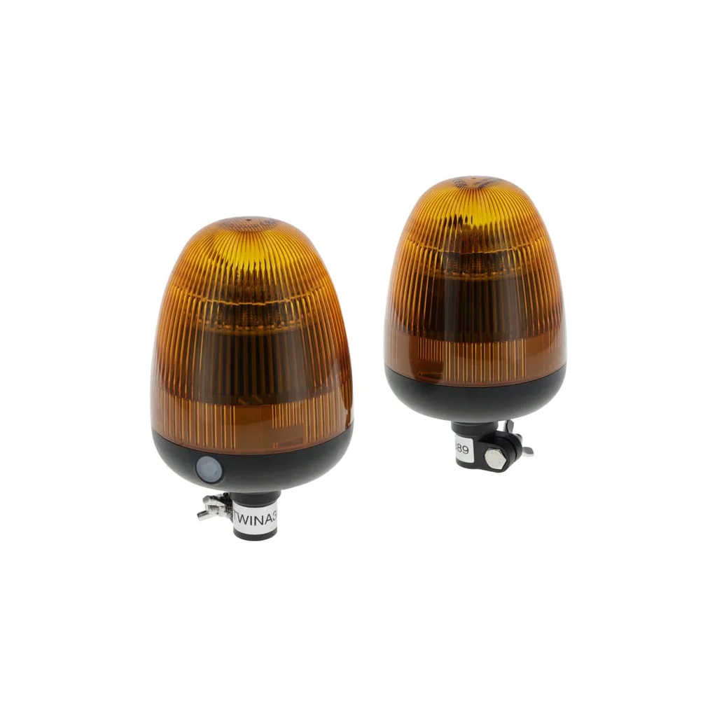 Girofar LED, 20W, 12-24V,chihlimbar, flexibil, Ø 126mm x201mm LA20095
