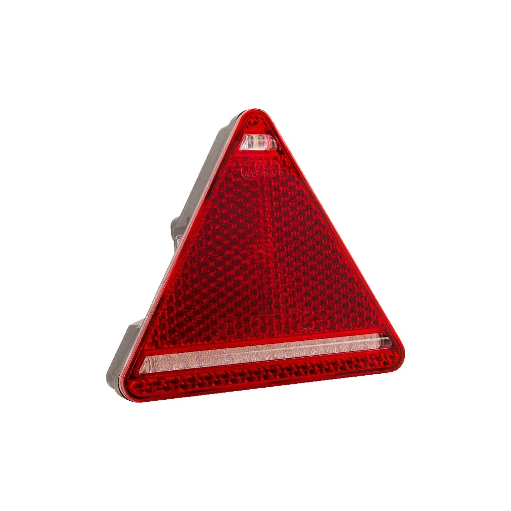 Lampă spate multifuncțională LED dreapta triunghiulară 12-24V 163x144x38,8mm 5 poli Kramp LA40050