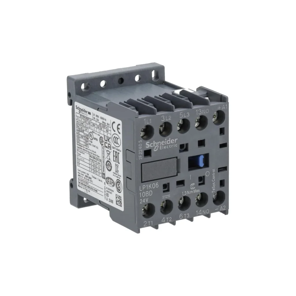 Contactoare 6A 2,2kW LP1K0610BD