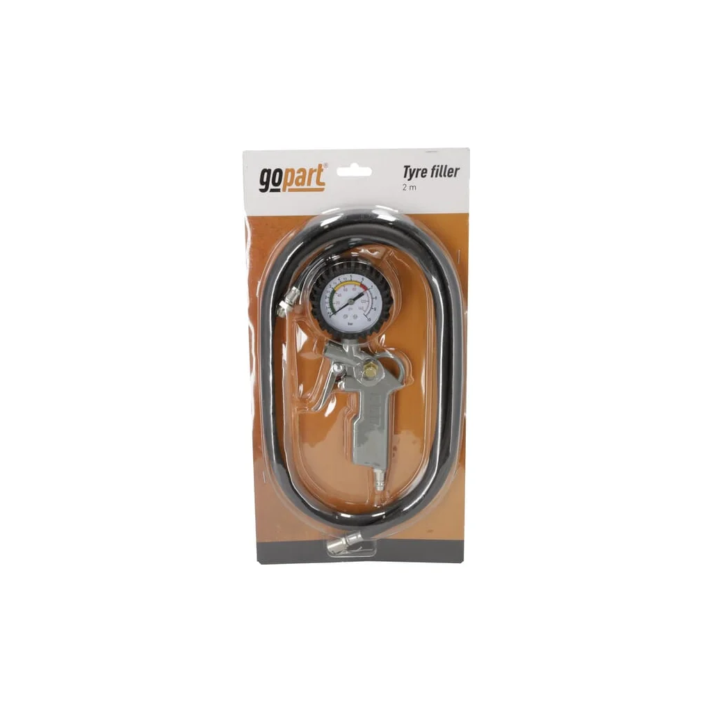 Pistol aer comprimat cu manometru pentru anvelope cu 2m furtun LT408GP