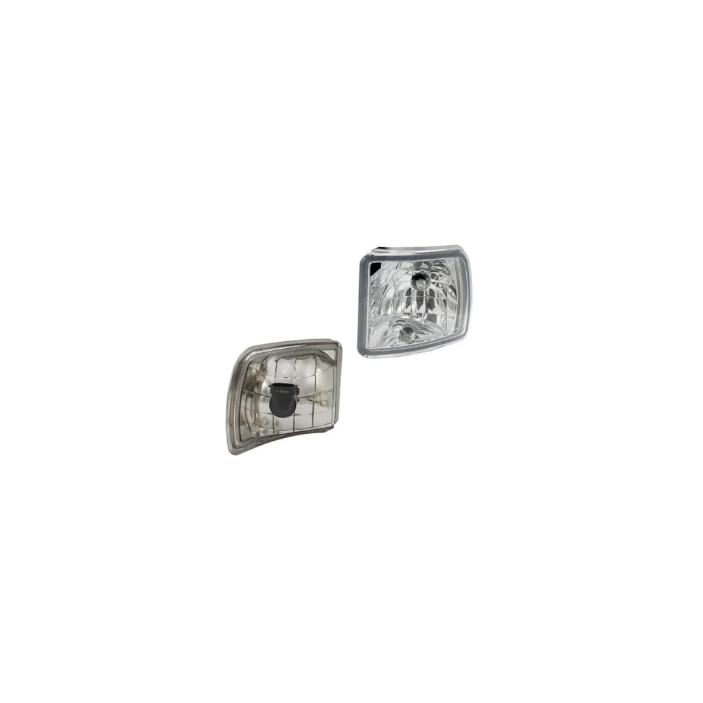 Lumină de lucru halogen colț, stânga, 12V, 50W, pătrată, albă, 123x115x121mm, mufă PGJ13, Wesem LPRC54701