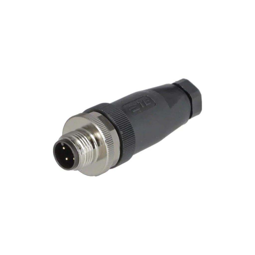Ștecher 4 P. Mascul M12 Cod-A M1204MA18A