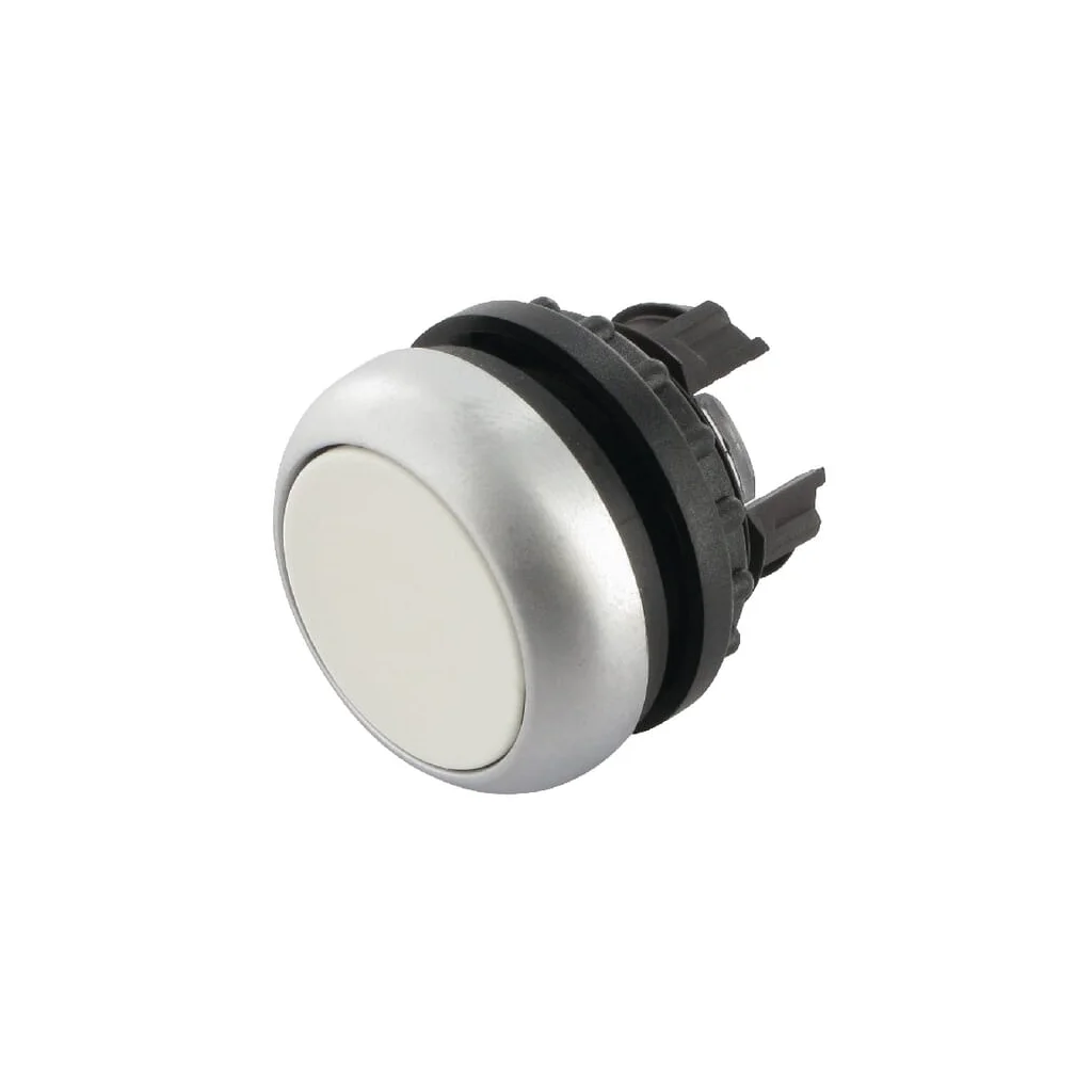 Buton cu ap\[\]sare alb cu revenire prin arc M22DW