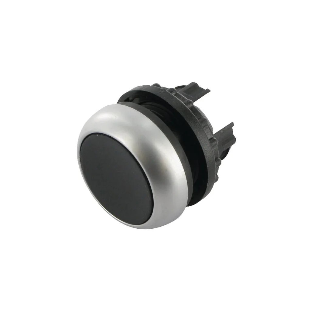 Buton negru cu fixare prin apăsare M22DRS