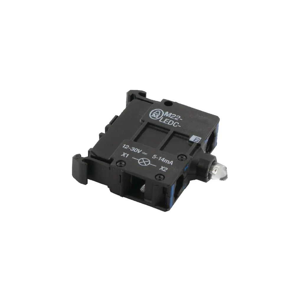 Element LED albastru 12-30V bază M22LEDCB