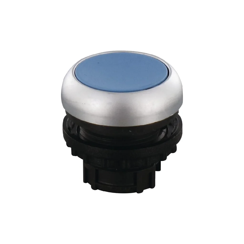 Buton albastru cu revenire prin arc M22DB