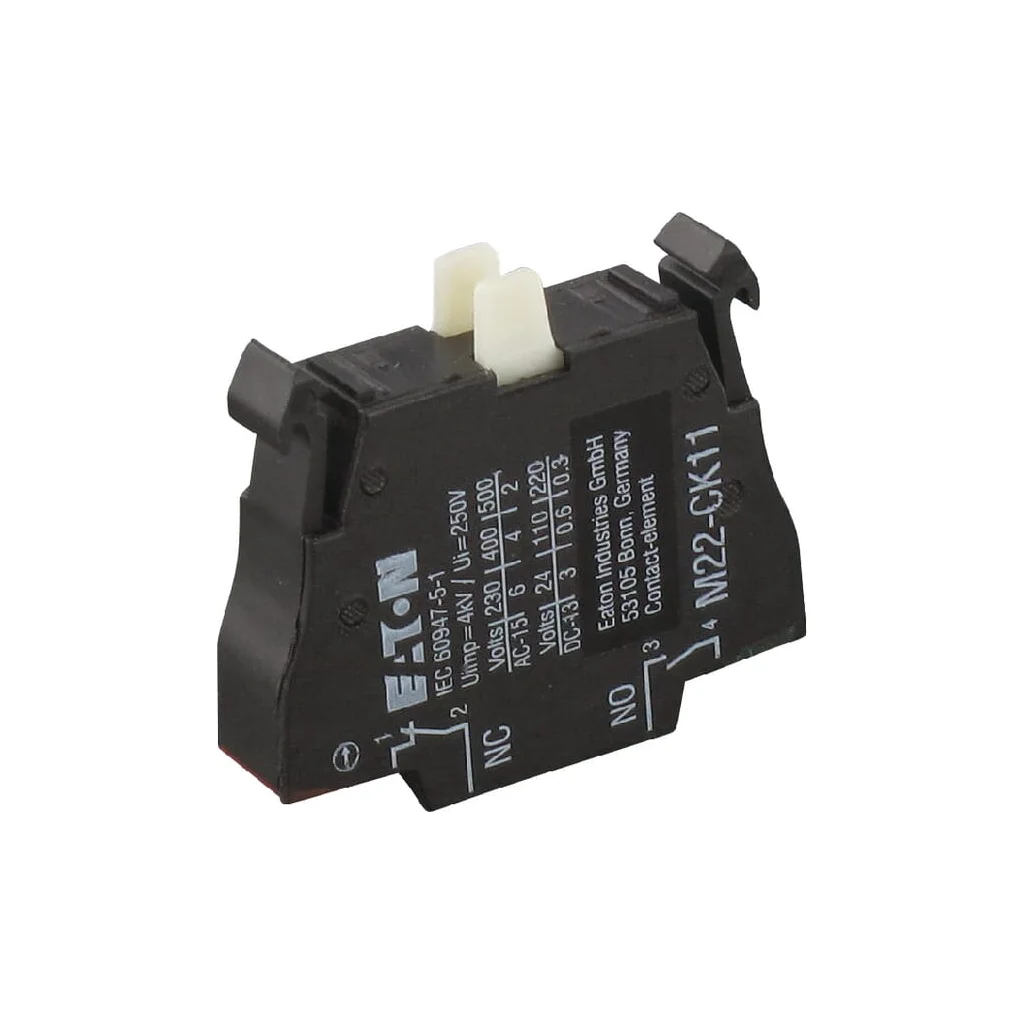 Element de contact, 1NO, 1NC, Eaton M22CK11