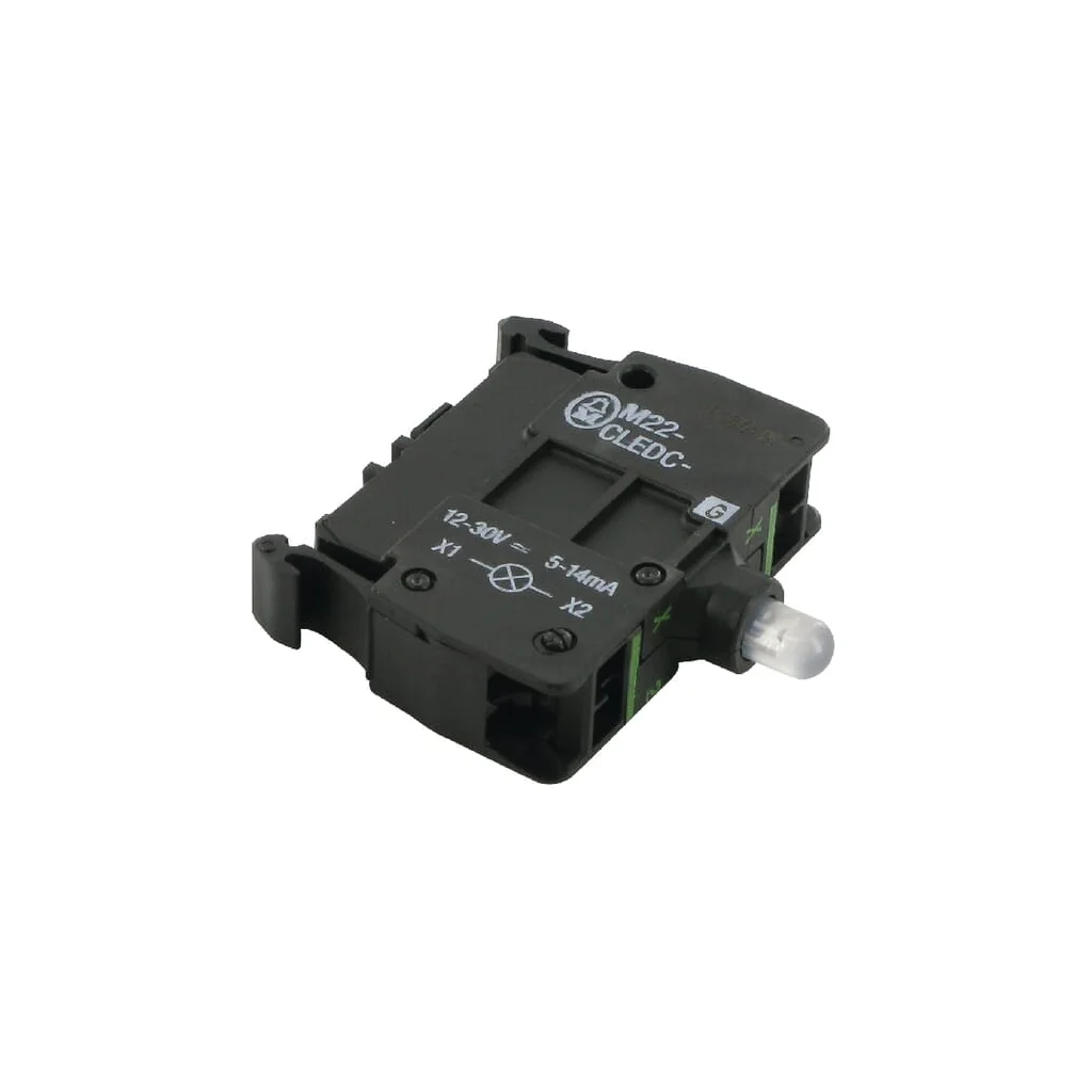 Element LED verde 12-30V bază M22CLEDCG