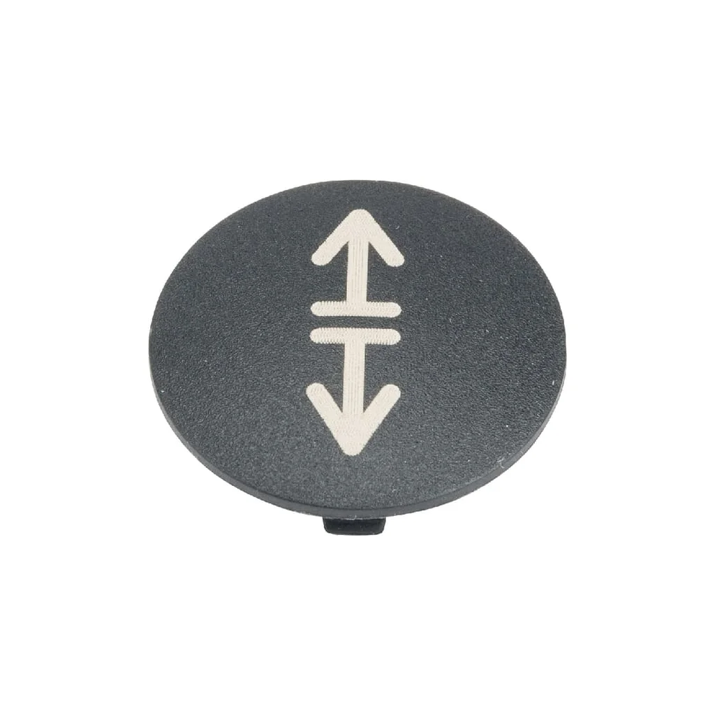 Placă buton negru de deblocare M22XDPSX13