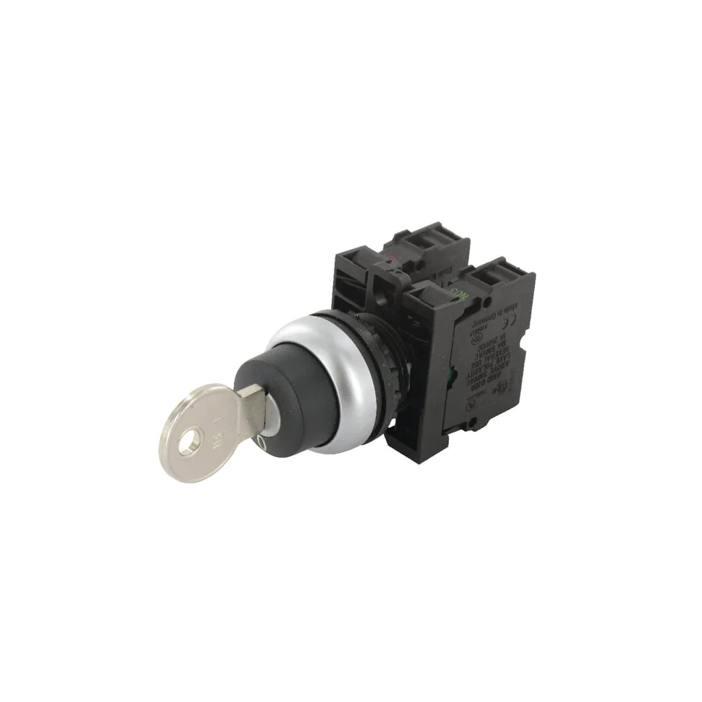 buton acționat cu cheie compl. 1NO/1NC M22WRSK11