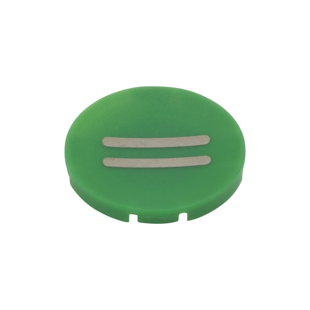 Placă buton verde "II" M22XDGX2