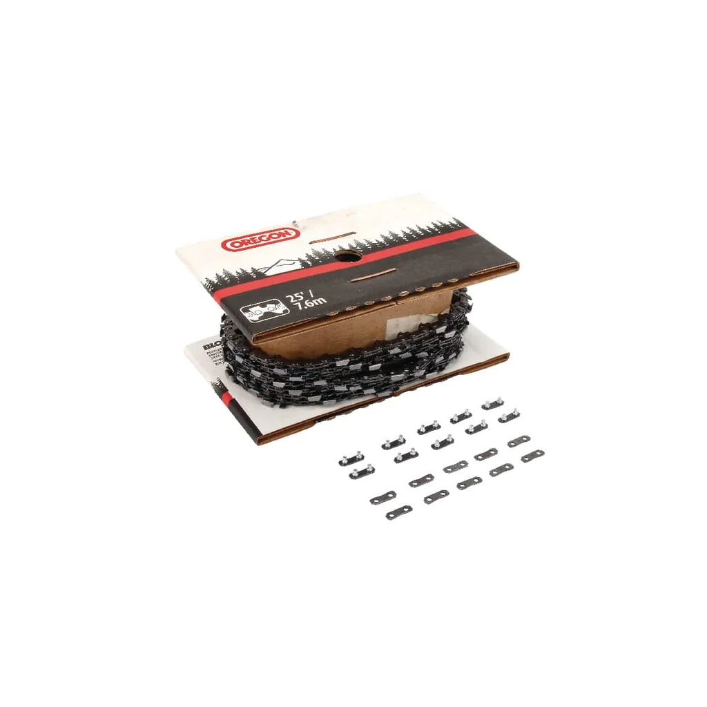 Lanț motofierăstrău 3/8" 1,3mm 412 zale 25ft daltă multităiere Duracut Oregon M91VXL025R
