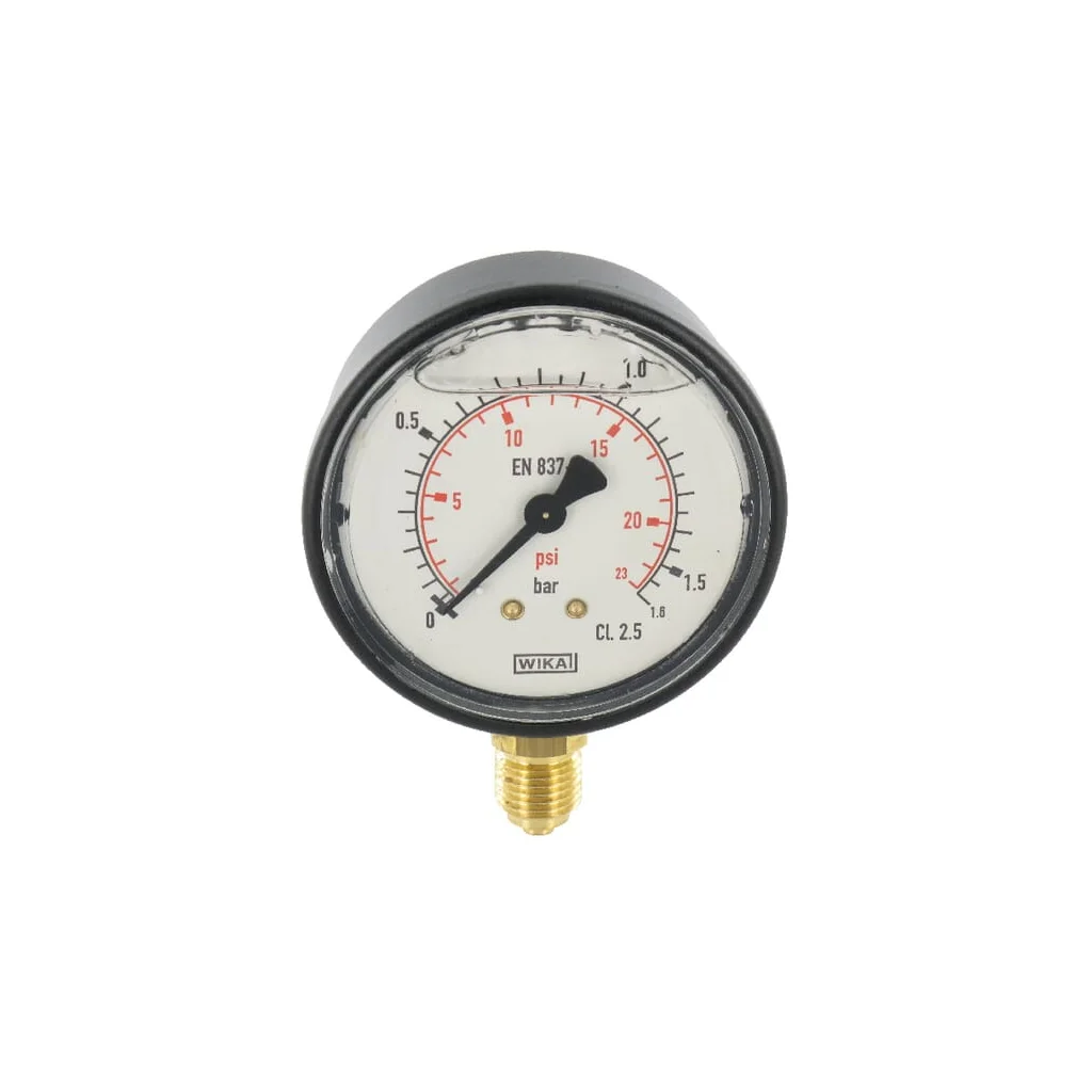 Manometru Ø63 0-1,6bar ¼" jos MA63016L04PLGF