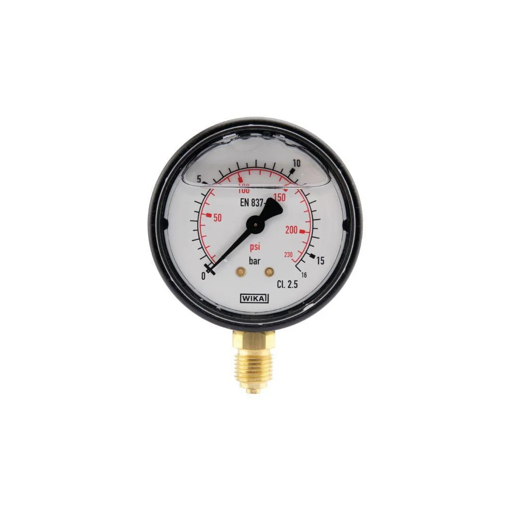 Manometru Ø63 0-16bar ¼" jos MA6316L04PLGF