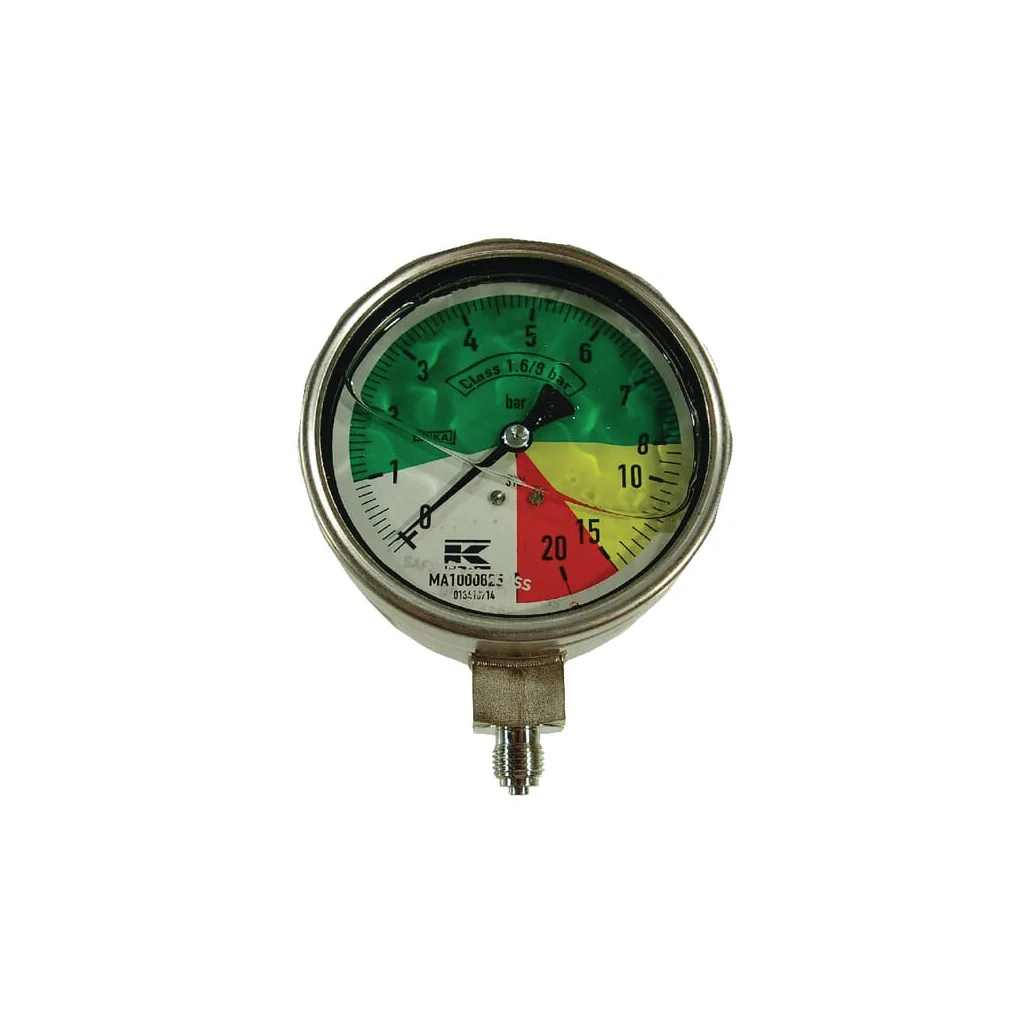 Manometru 100 1/4” AHL inferior fix MA1000825