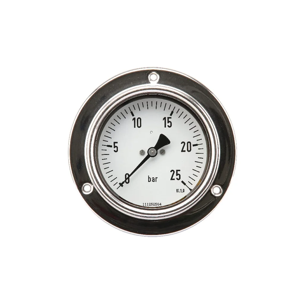 Manometru Ø100 0-25bari 1/2" cu montare pe panou MA10025P08SSGF