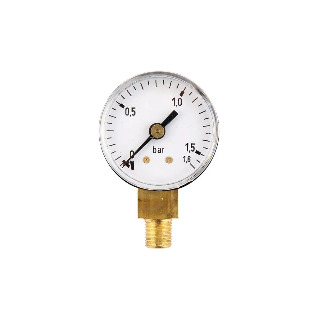 Manometru Ø40 0-1,6bar ⅛" jos MA40016L02ST