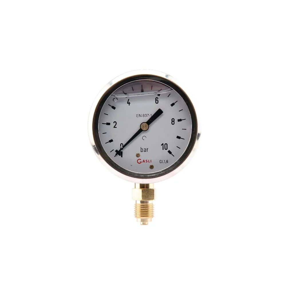Manometru Ø63 0-10bar ¼" jos MA6310L04SSGF