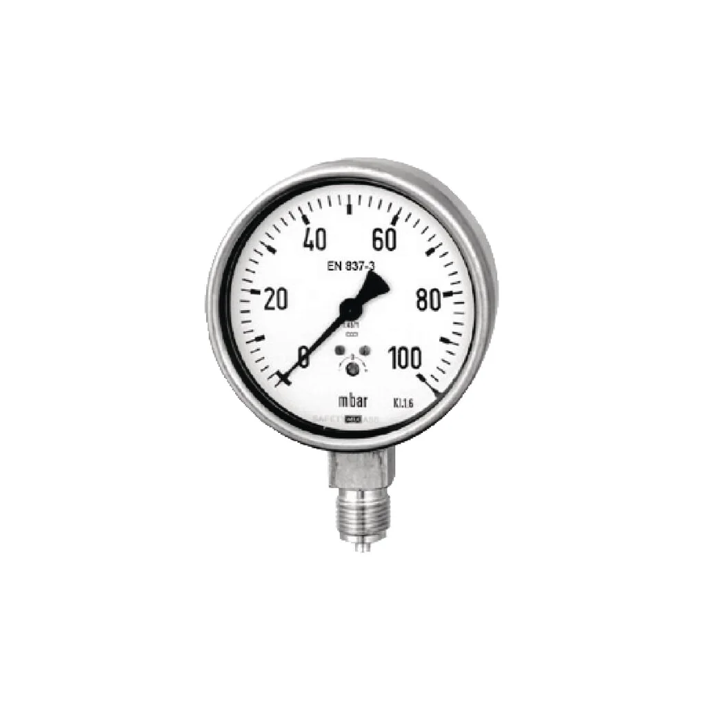 Manometru pentru gaz D100 0-100mb MA100010063250