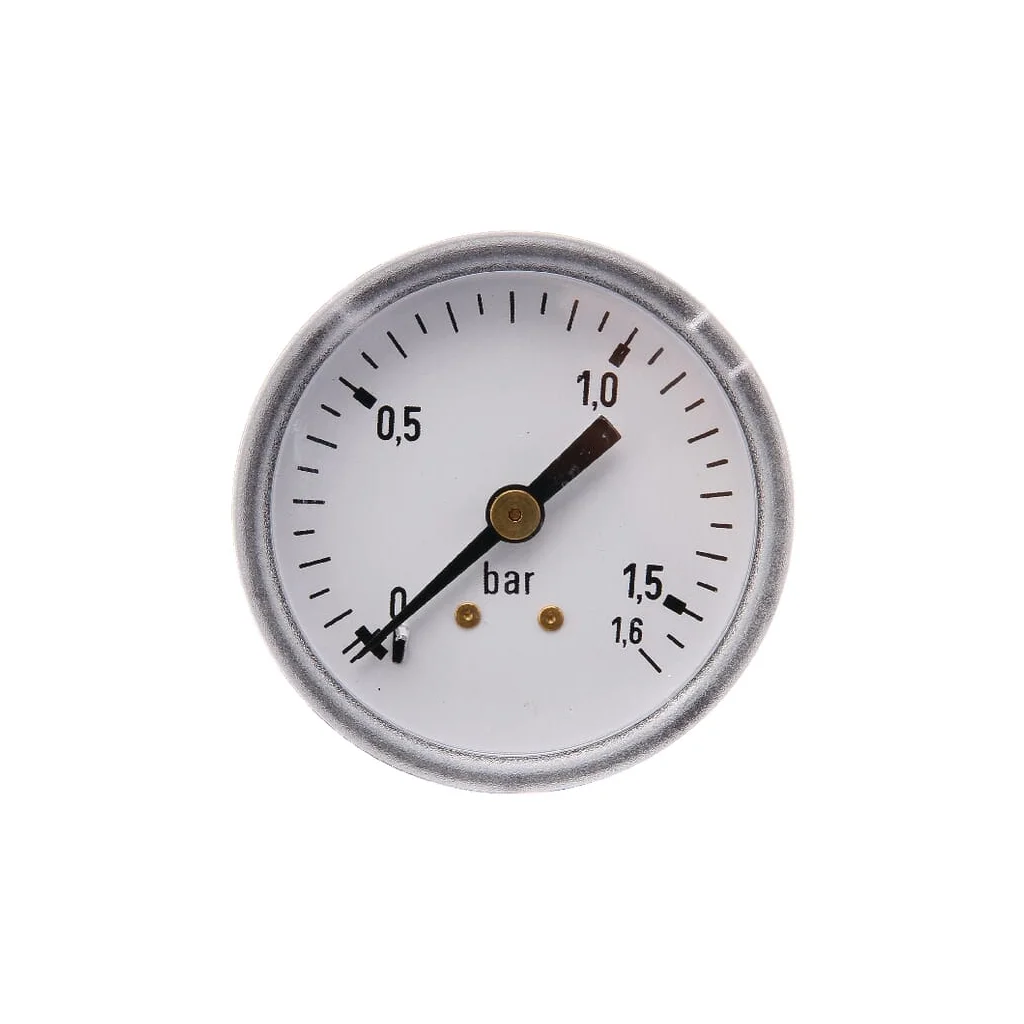 Manometru Ø50 0-1,6bar 1/4" spate MA50016B04ST
