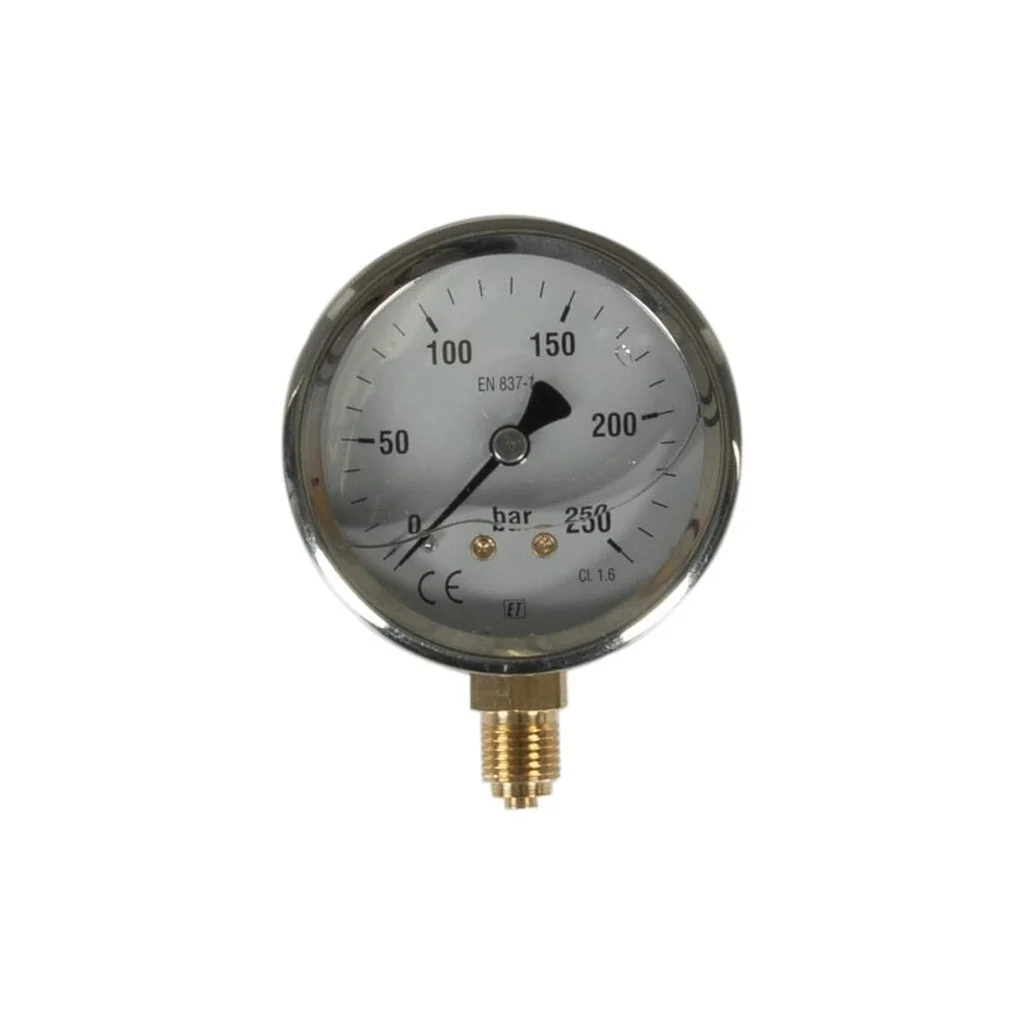 Manometru Ø63 0-250bar ¼" jos MA63250L04SSGF