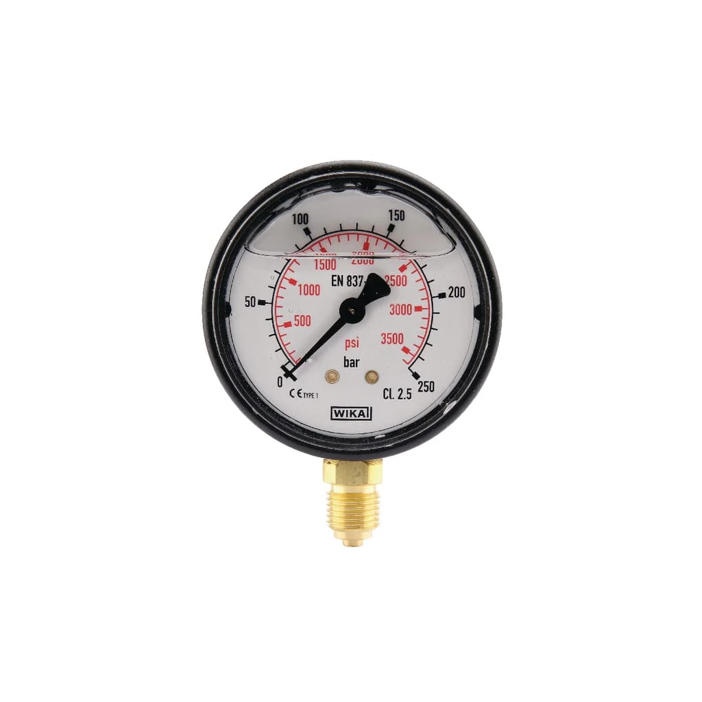 Manometru Ø63 0-250bar ¼" jos MA63250L04PLGF