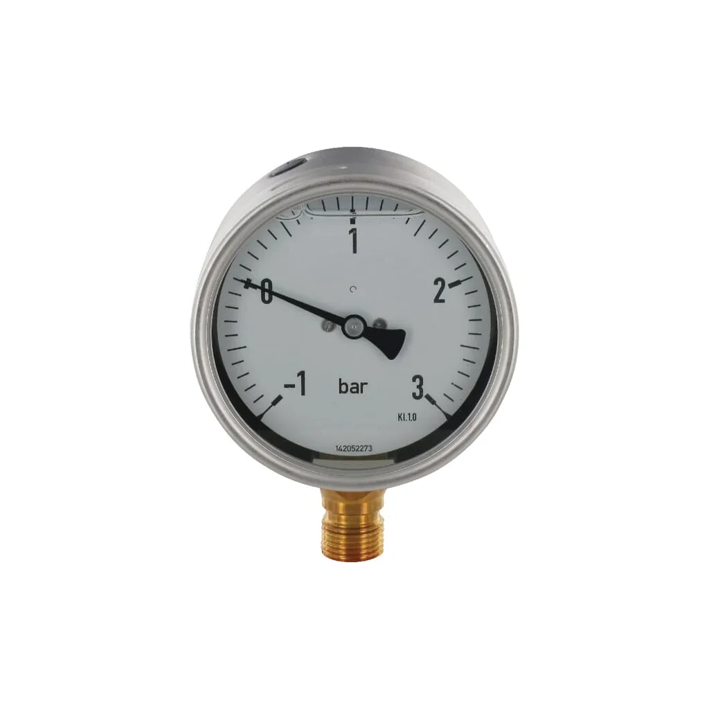Manometru Ø100 -1-+3bar ½" jos MAV1000130L08SSGF