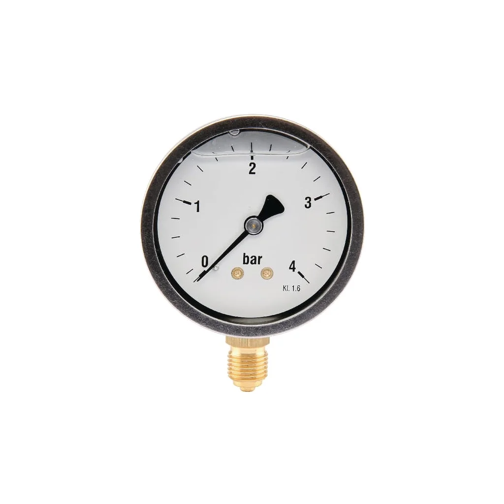 Manometru Ø63 0-4bar ¼" jos MA634L04SSGF