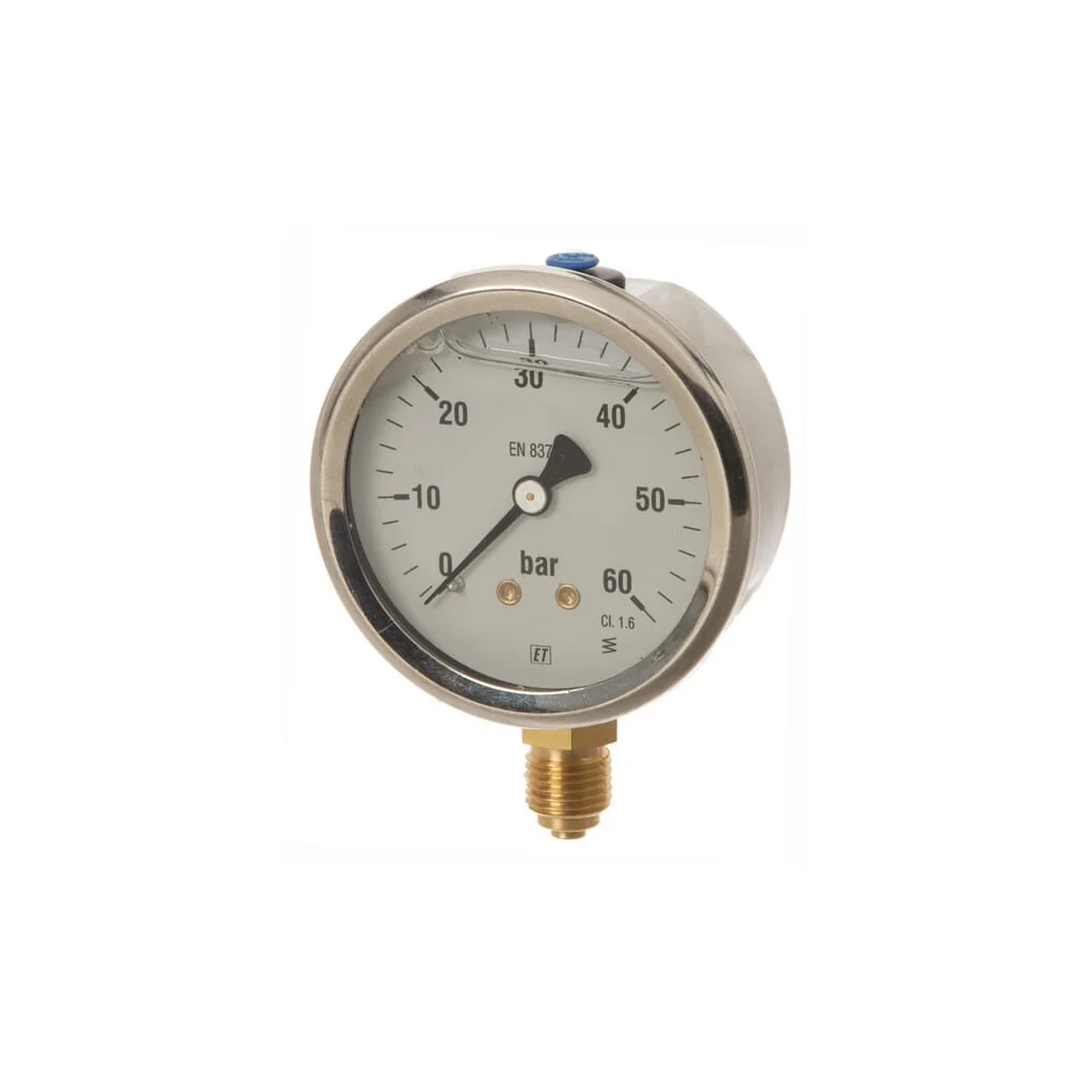 Manometru Ø63 0-60bar ¼" jos MA6360L04SSGF