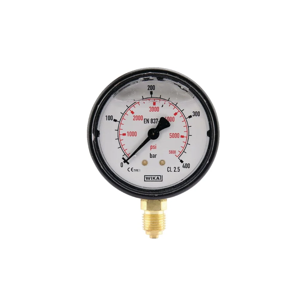 Manometru Ø63 0-400bar ¼" jos MA63400L04PLGF
