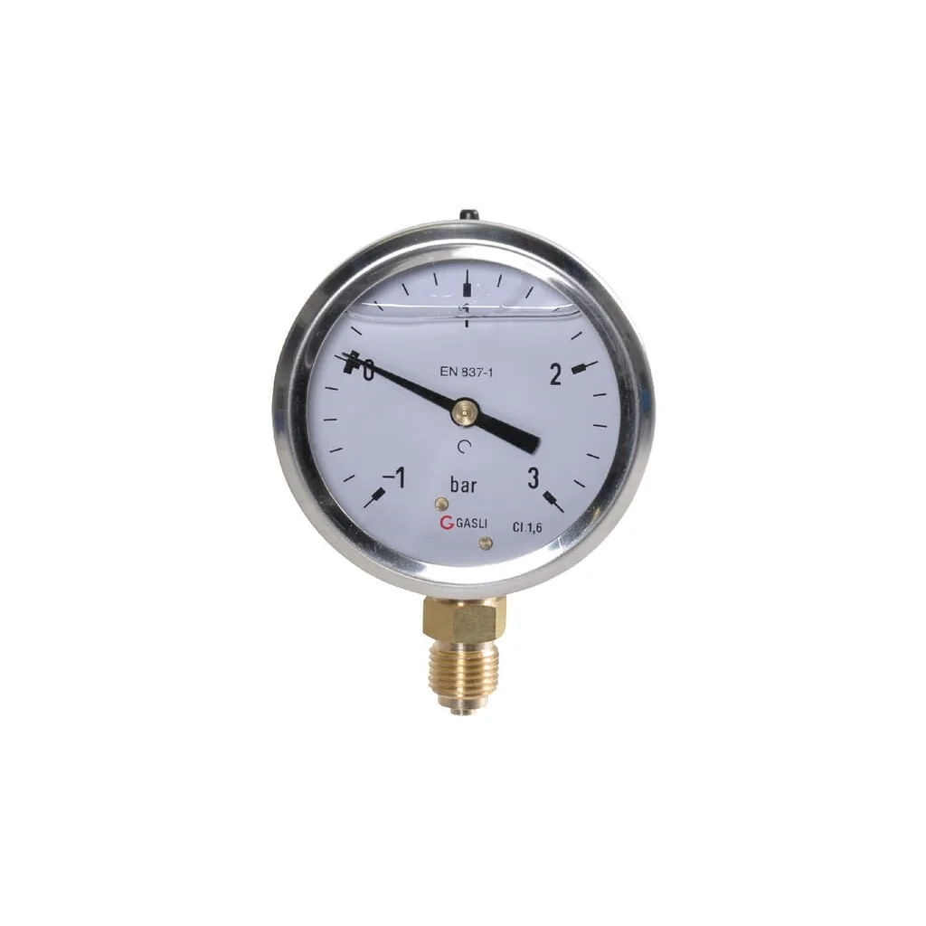 Manometru Ø63 -1-+3bar ¼" jos MAV630130L04SSGF