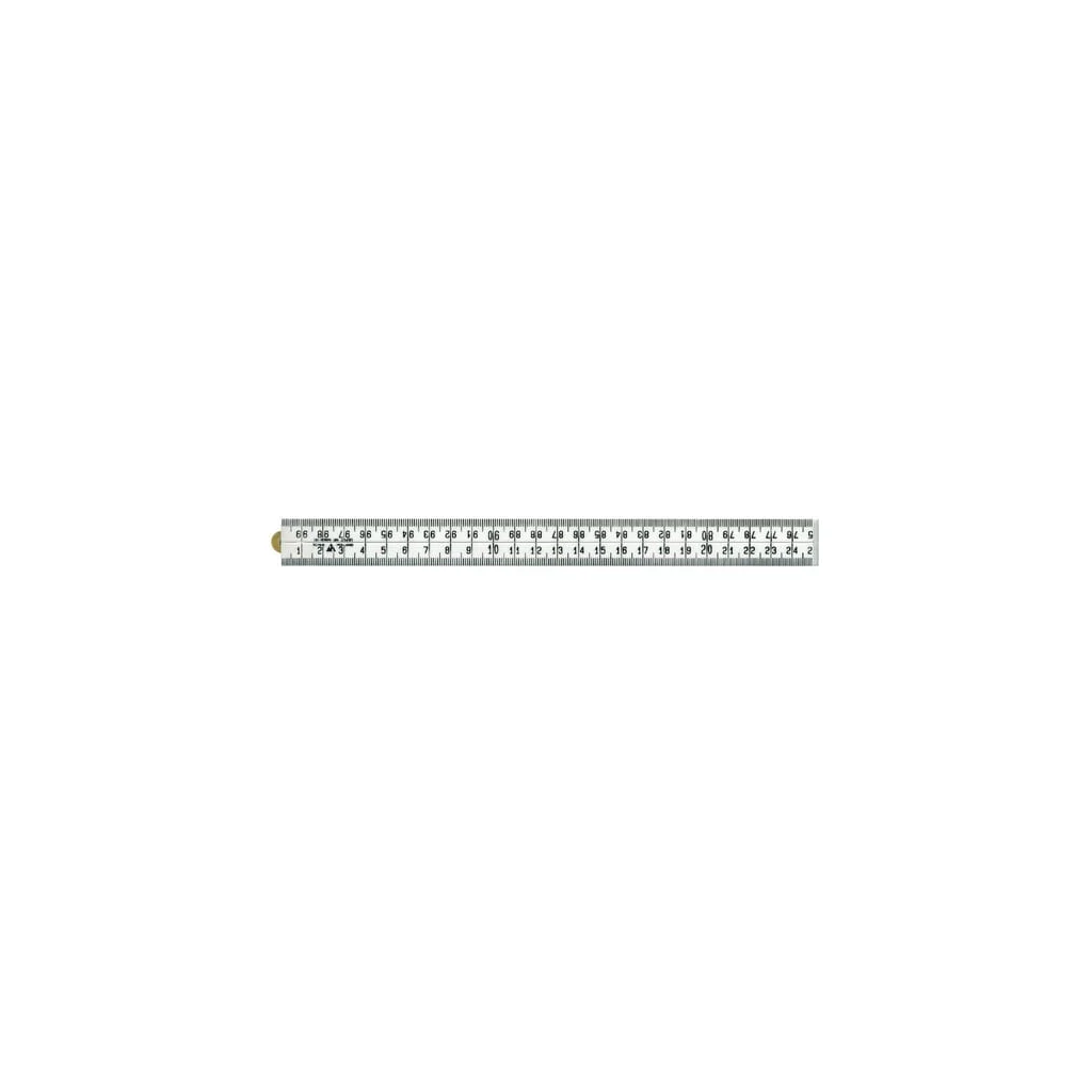 Metru pliant din plastic, alb, 1 m ME8624
