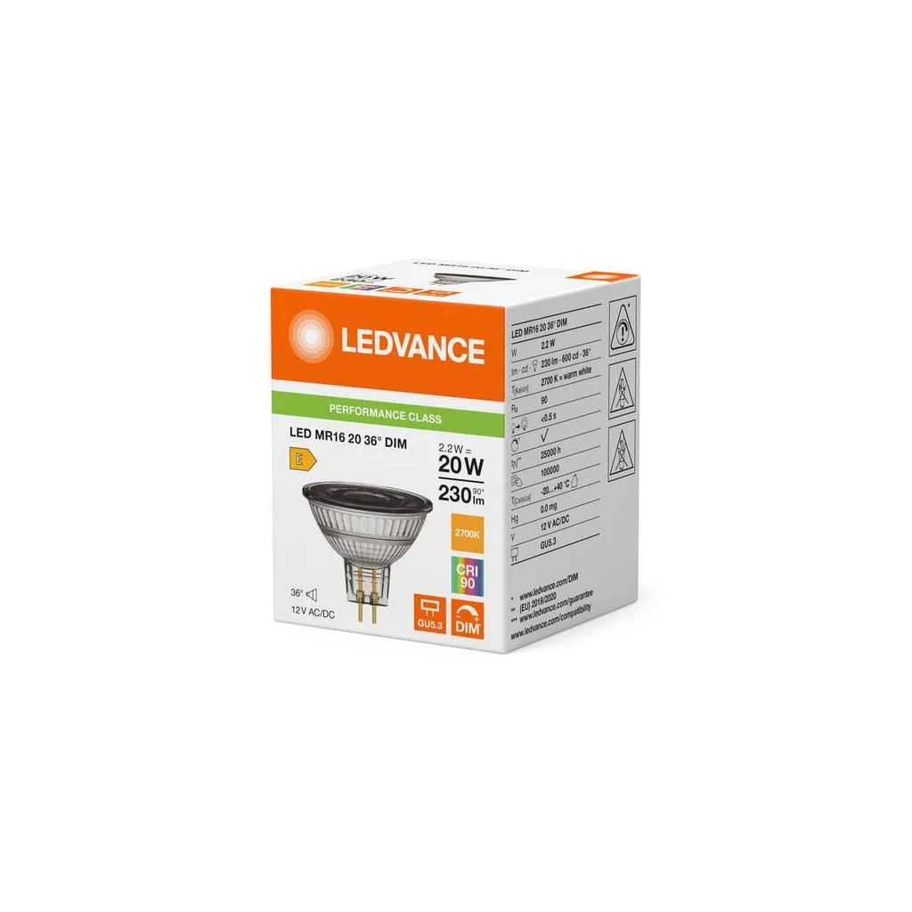 Lampă LED 2.2W 827 GU5.3 MR1620D927G5