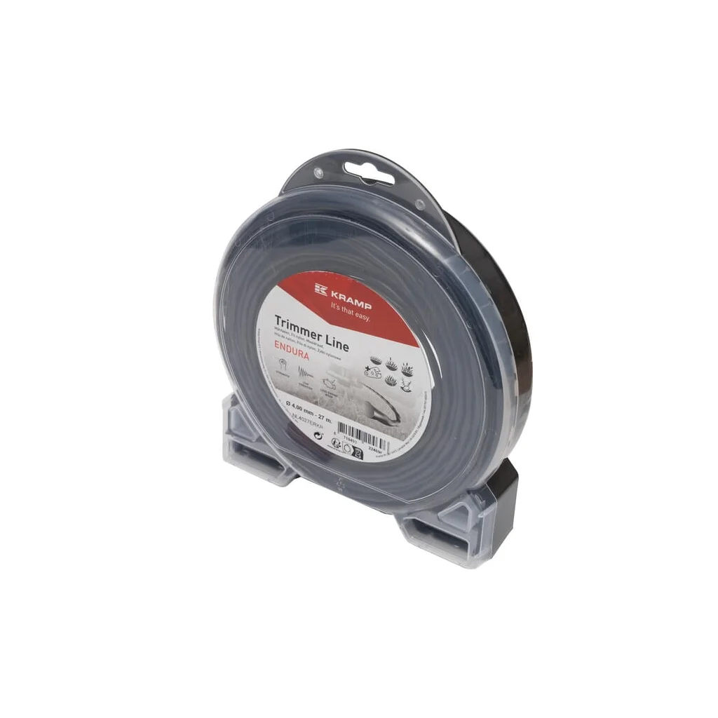 Fir trimmer Ø4.0x27m, răsucire ovală, negru, Kramp Endura NL4027ERKR