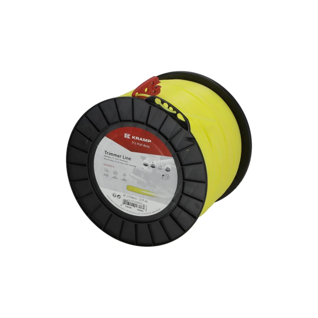 Fir de tăiere diametru 2,65mm, 358m, rotund, galben, Kramp NL27358RKR