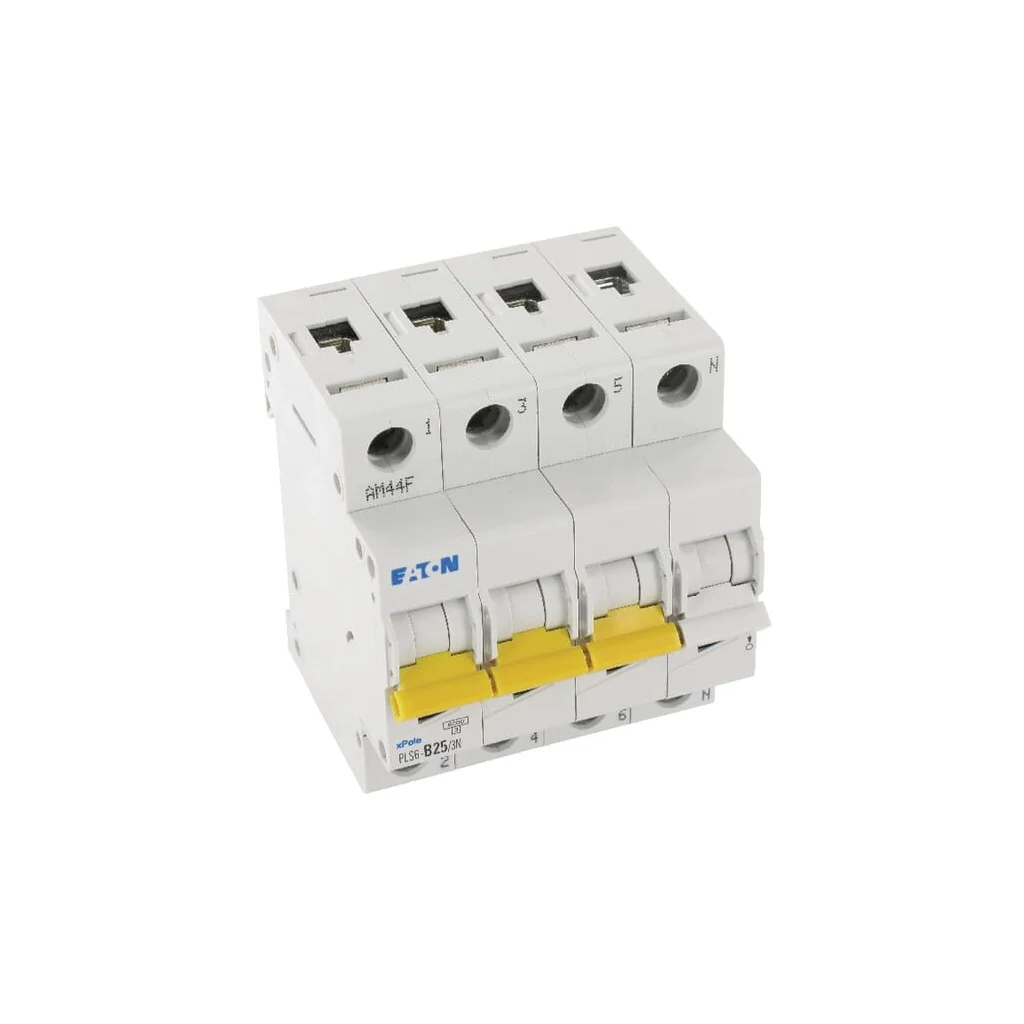 Întrerupător automat miniatural 25A, 3P+N, B PLS6B253N
