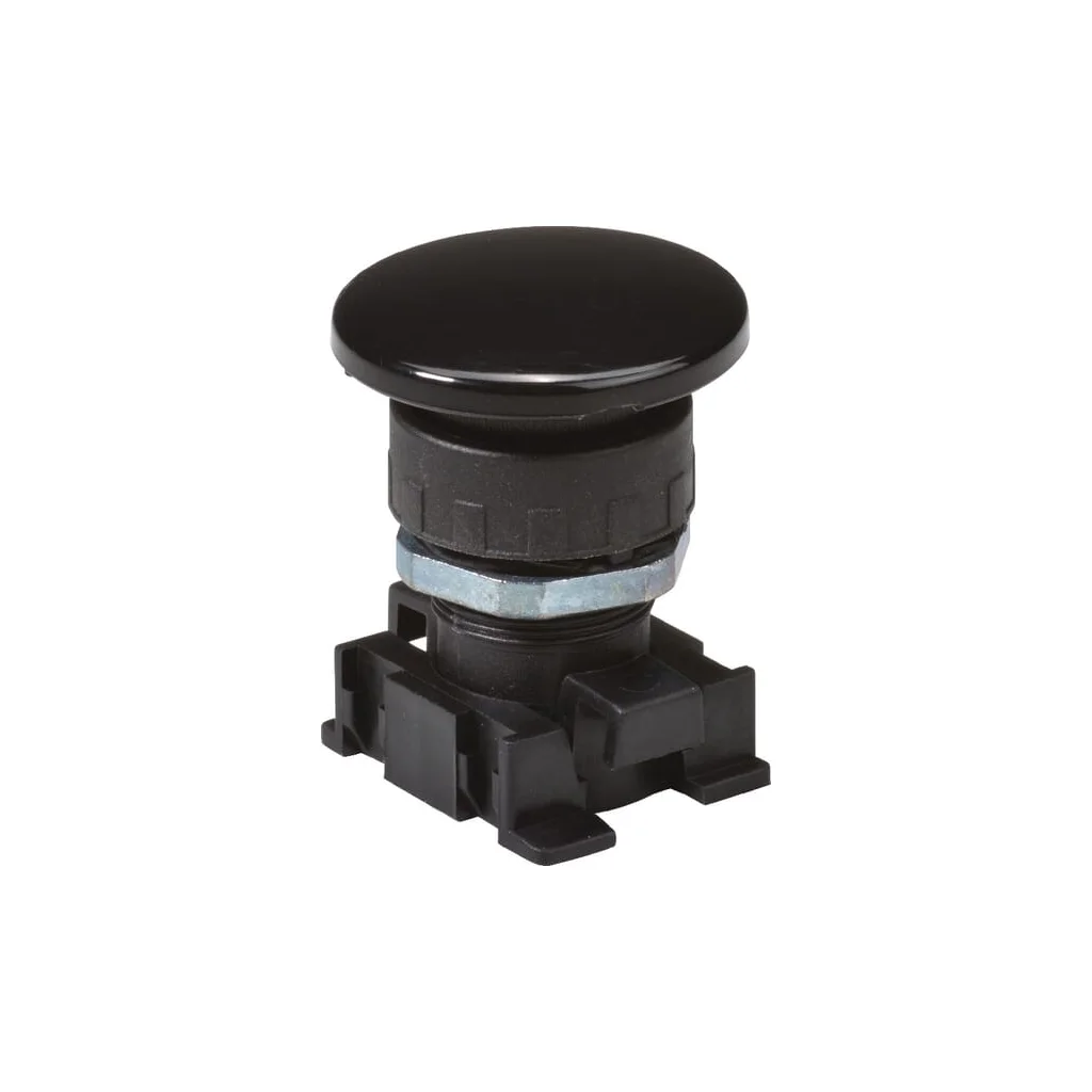 Buton tip ciupercă, negru PVMHBK1