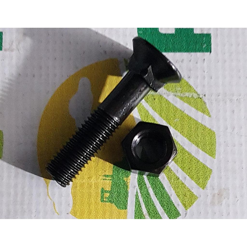 Surub Plug cu Gat Patrat si Piulita 12x60